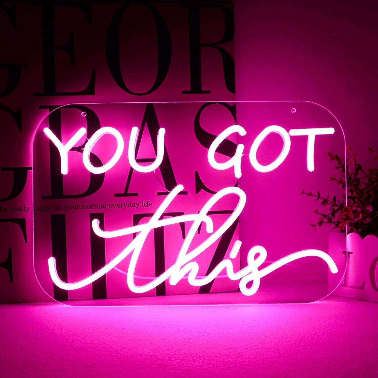 당신은 할 수 있다! 네온사인 USB 조광 LED 네온 - Home Gym Neon Sign 리뷰 및 가격