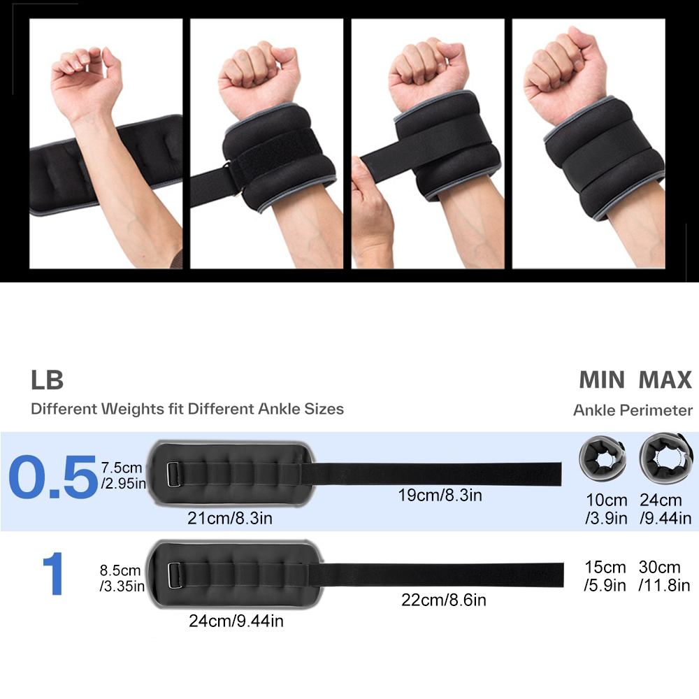 1쌍 손목 웨이트, 여성 남성용 발목 웨이트, 홈짐 운 - Home Gym Yoga 리뷰 및 가격