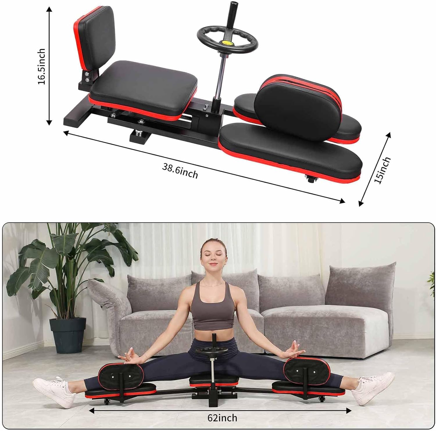 홈짐용 운동 기구, 스틸 소재의 다리 스트레칭 및 스플 - Home Gym Yoga 리뷰 및 가격