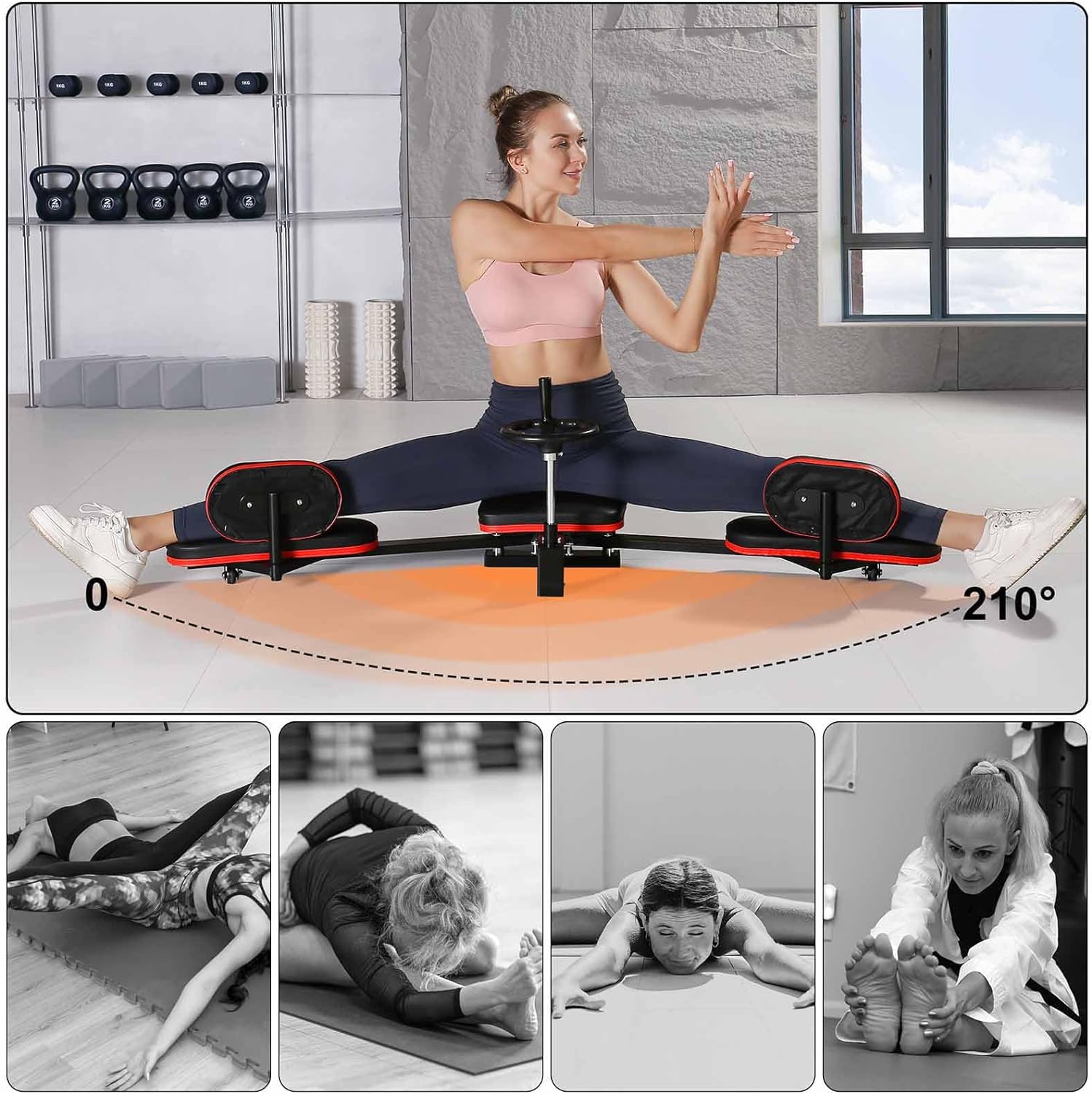 홈짐용 운동 기구, 스틸 소재의 다리 스트레칭 및 스플 - Home Gym Yoga 리뷰 및 가격