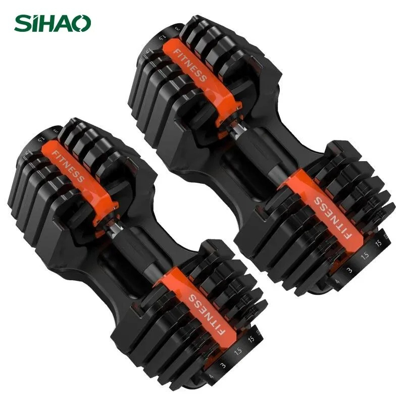 조절식 덤벨 | 시하오 52.5파운드 조절식 덤벨 |  - Home Gym Equipment Set 리뷰 및 가격