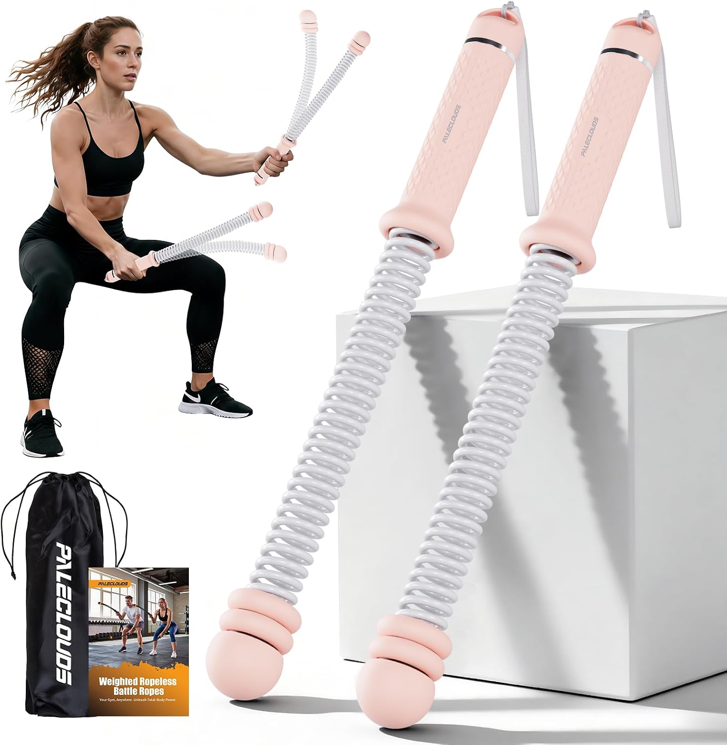 휴대용 로프리스 배틀 로프, 가정용 헬스장용 무선 배틀 - Home Gym Portable 리뷰 및 가격