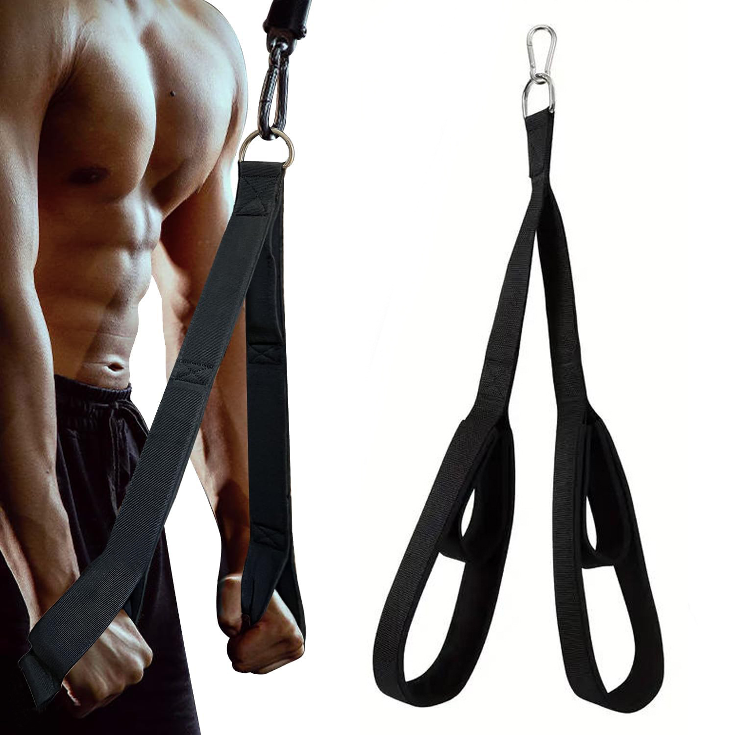 헬스장용 랫 풀다운 더블 헤드 트라이셉스 로프, 케이블 - Lat Pulldown Cable 리뷰 및 가격