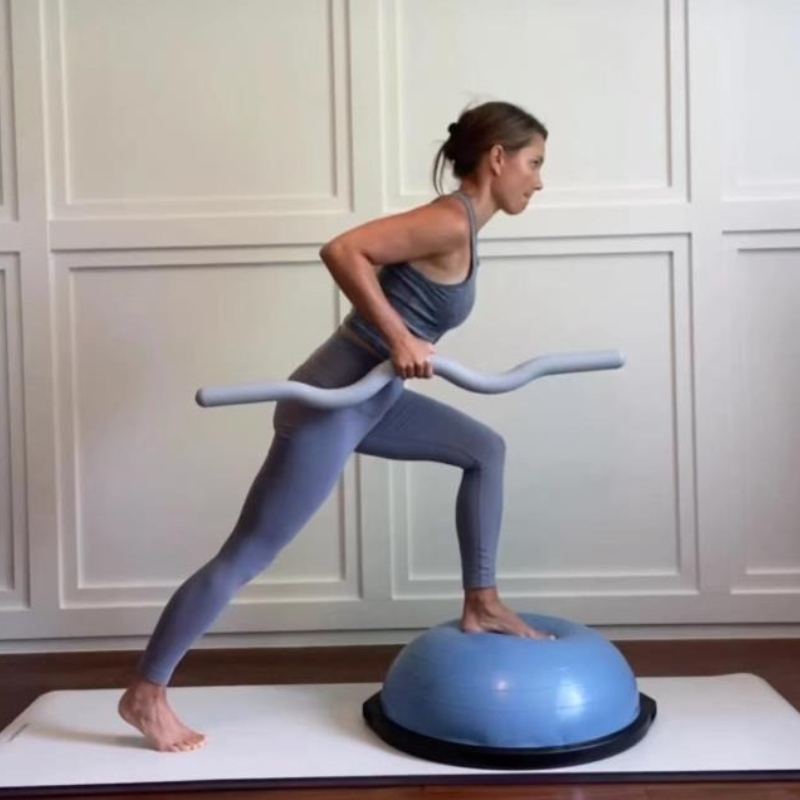 실리콘 커버가 있는 웨이트 필라테스 바, 근력 운동 스 - Home Gym Yoga 리뷰 및 가격