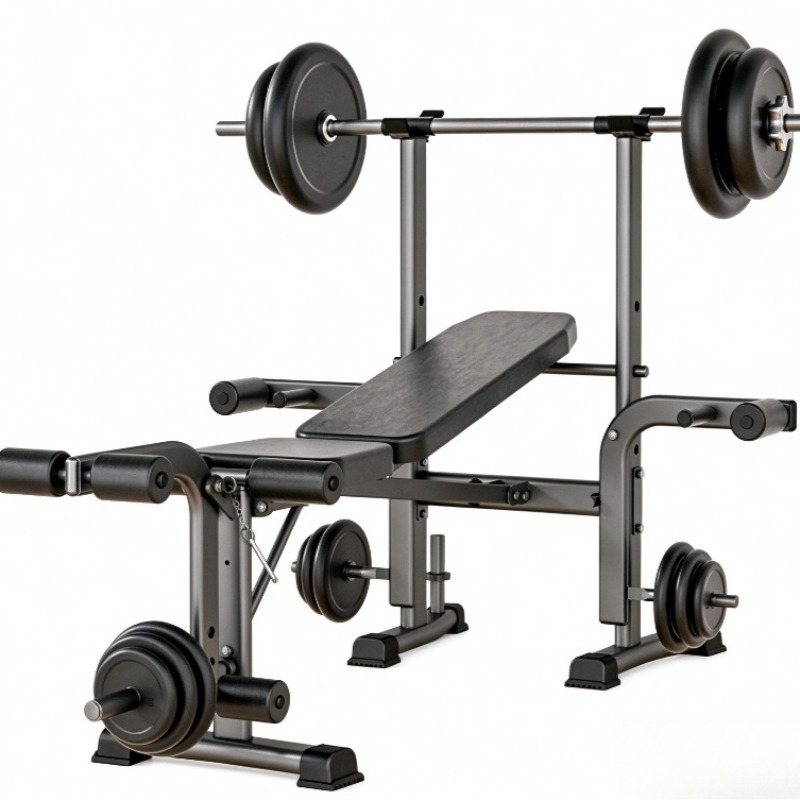 새로운 다기능 올인원 접이식 웨이트 벤치, 스쿼트 랙, - All In One Gym Home Equipment 리뷰 및 가격