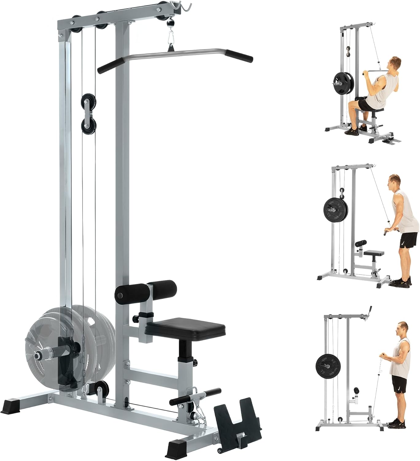 피트니스 짐, 견고한 금속, 실버, 추가 풀리 케이블이 - Lat Pulldown Cable 리뷰 및 가격